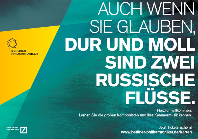 Plakat Konzept für Berliner Philharmoniker - Christoph Bauer München 4